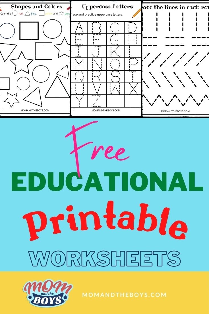 Free Printable Learning Worksheets