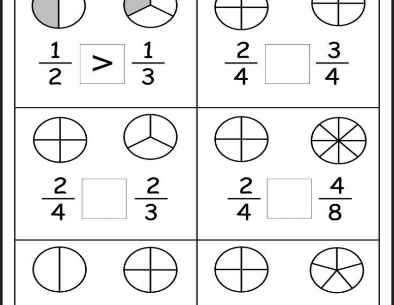 Free Printable Math Worksheets 2nd Grade Fractions Math Worksheets