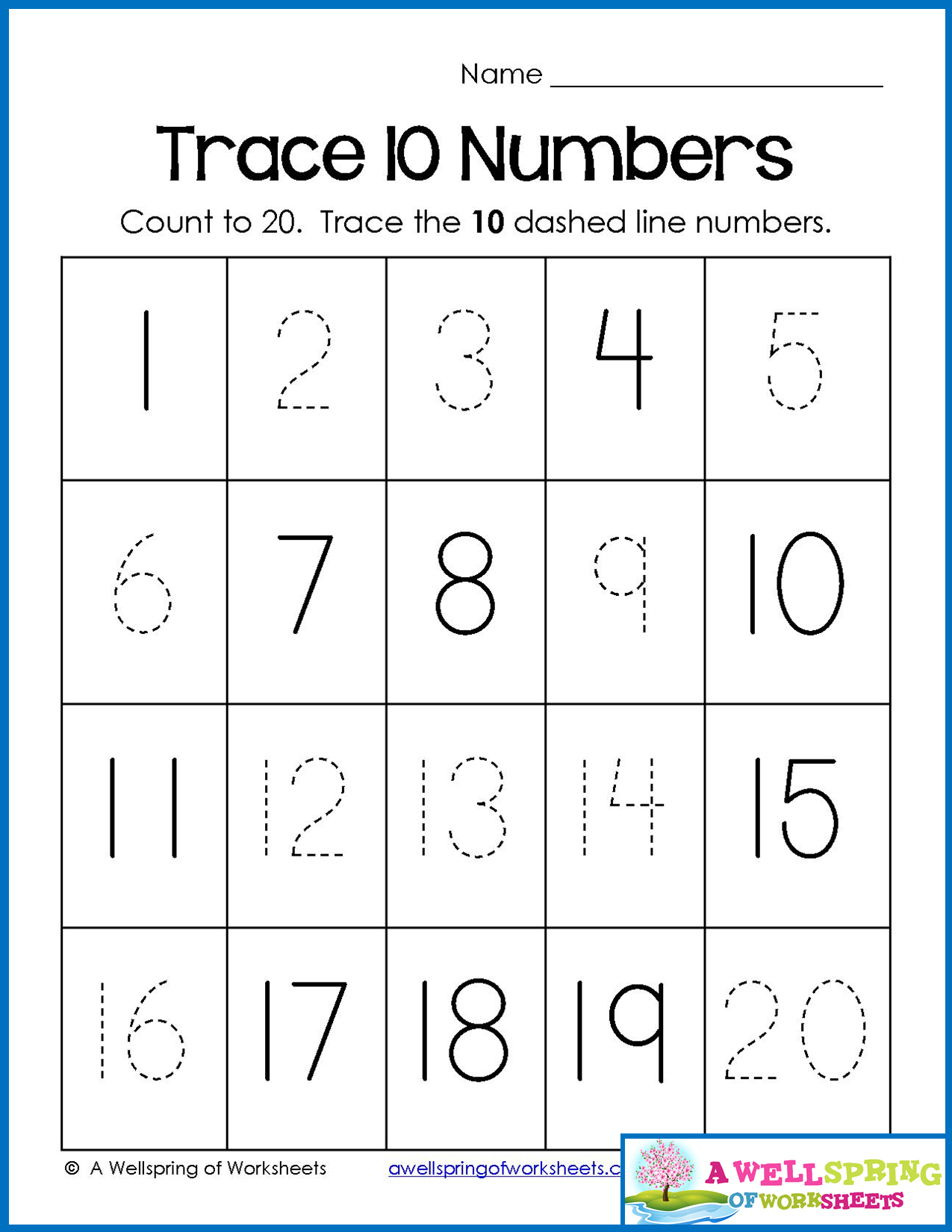 Free Printable Number Worksheets Printable World Holiday