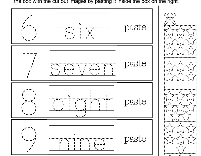 Free Printable Numbers 6 To 10 Worksheet