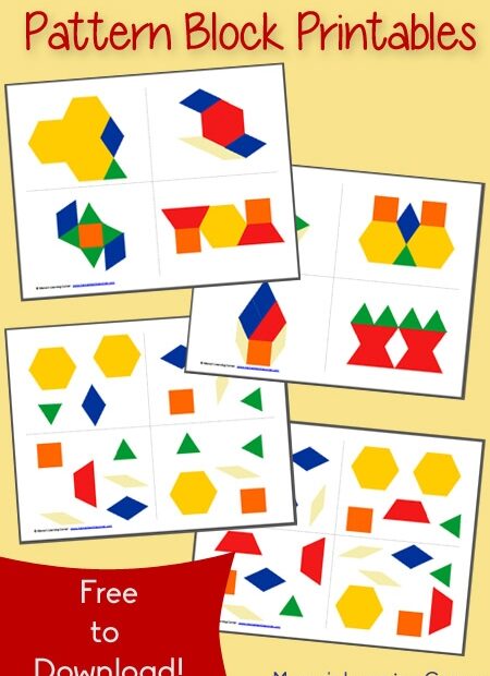 Free Printable Pattern Block Worksheets FreePrintablePattern