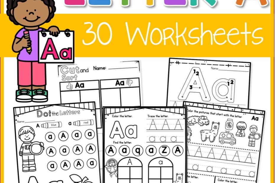 Free Printable Pre Letter Recognition Worksheets Infoupdate