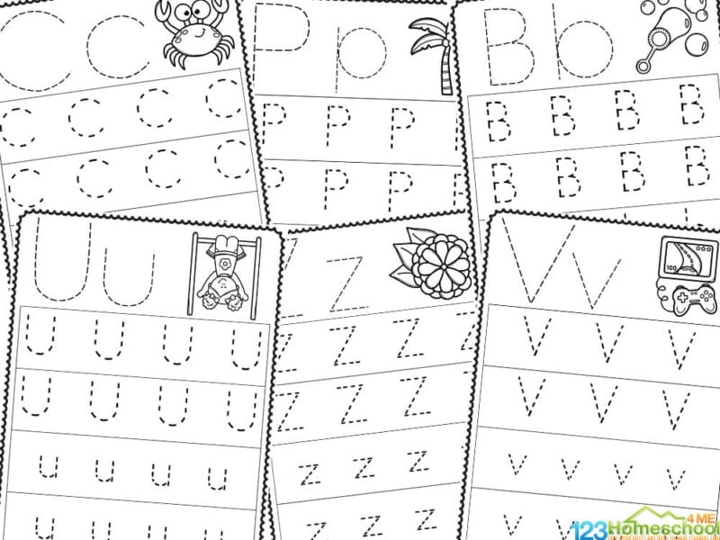 Free Printable Preschool Worksheets Tracing Letters