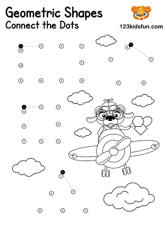 Free Printable Shapes Worksheets For Preschool Kindergarten Kids