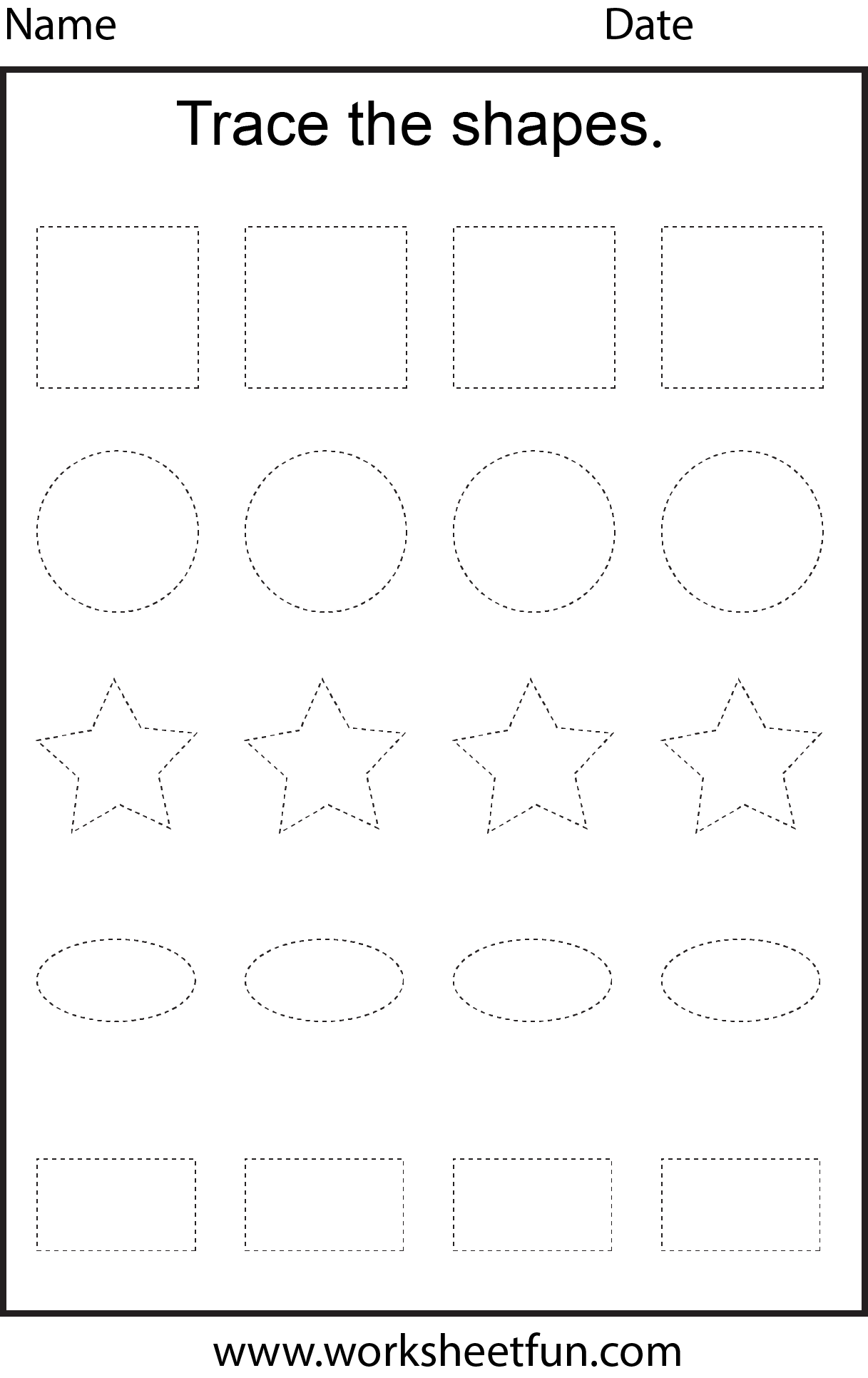 Free Printable Shapes Worksheets Printable Calendars AT A GLANCE