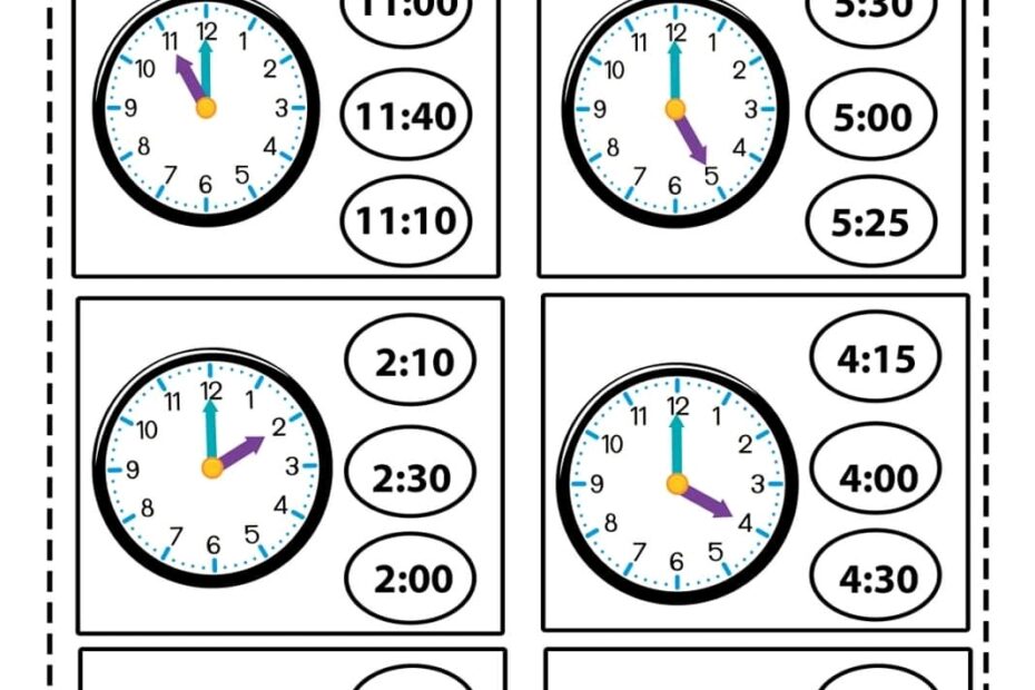 Free Printable Telling Time Worksheets Time Worksheets