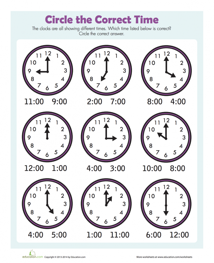 Free Printable Time Worksheets Time Worksheets