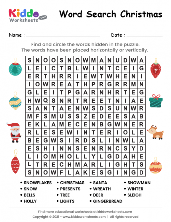 Free Printable Xmas Worksheets Download Free Printable Xmas Worksheets 