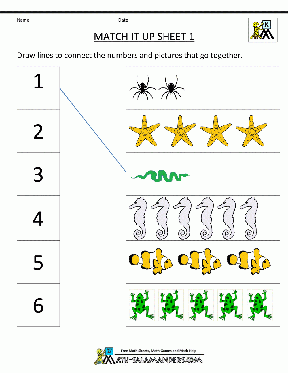 Free Printables For Kindergarten Worksheets