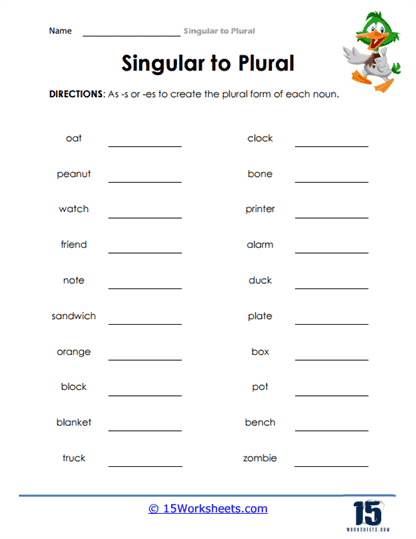 Free Singular And Plural Verbs Worksheet Download Free Singular And 