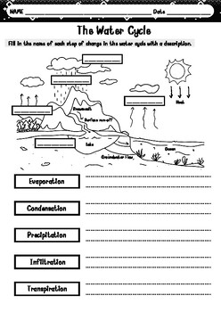 Free Water Cycle Worksheet Pdf Download Free Water Cycle Worksheet Pdf 