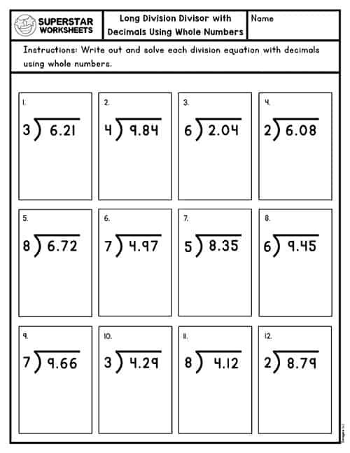 Grade Maths Worksheets Division Long Division By Digit 49 OFF