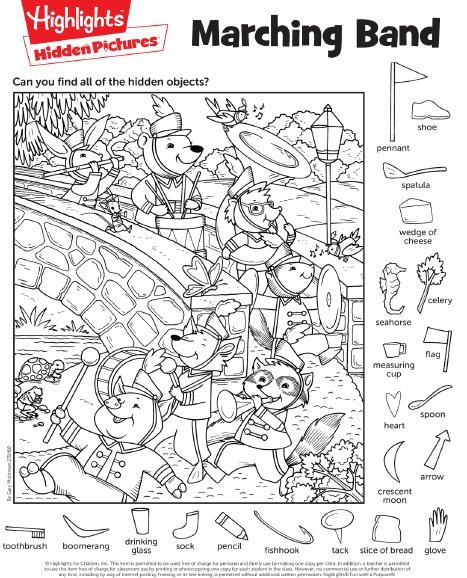 Highlights Hidden Pictures Wild Adventure Pencil Toppers 