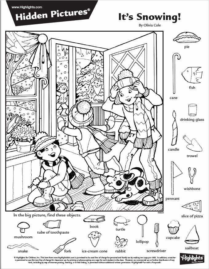 Highlights Hidden Pictures Worksheets Printable Pdf Ronald Worksheets