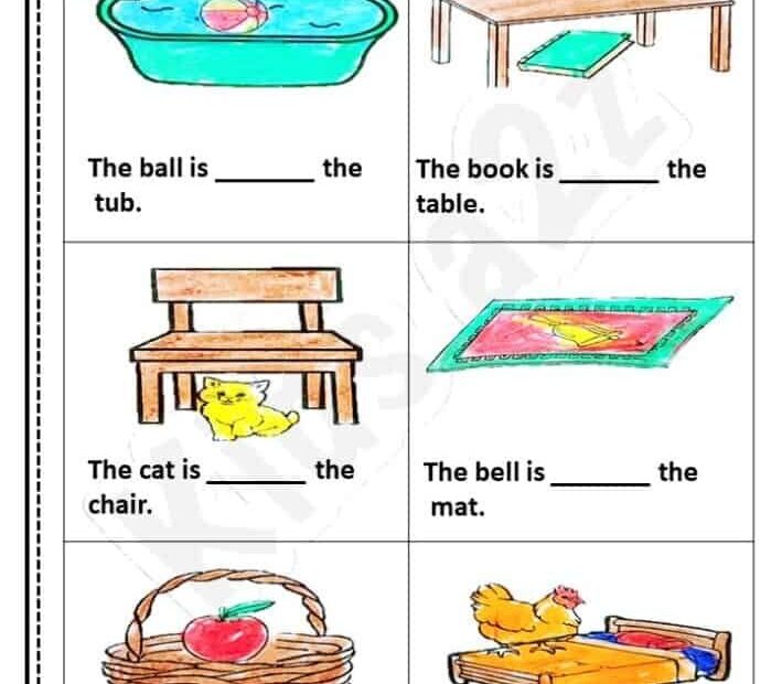 In On Under UKG English Worksheet In This Article We Are Going To