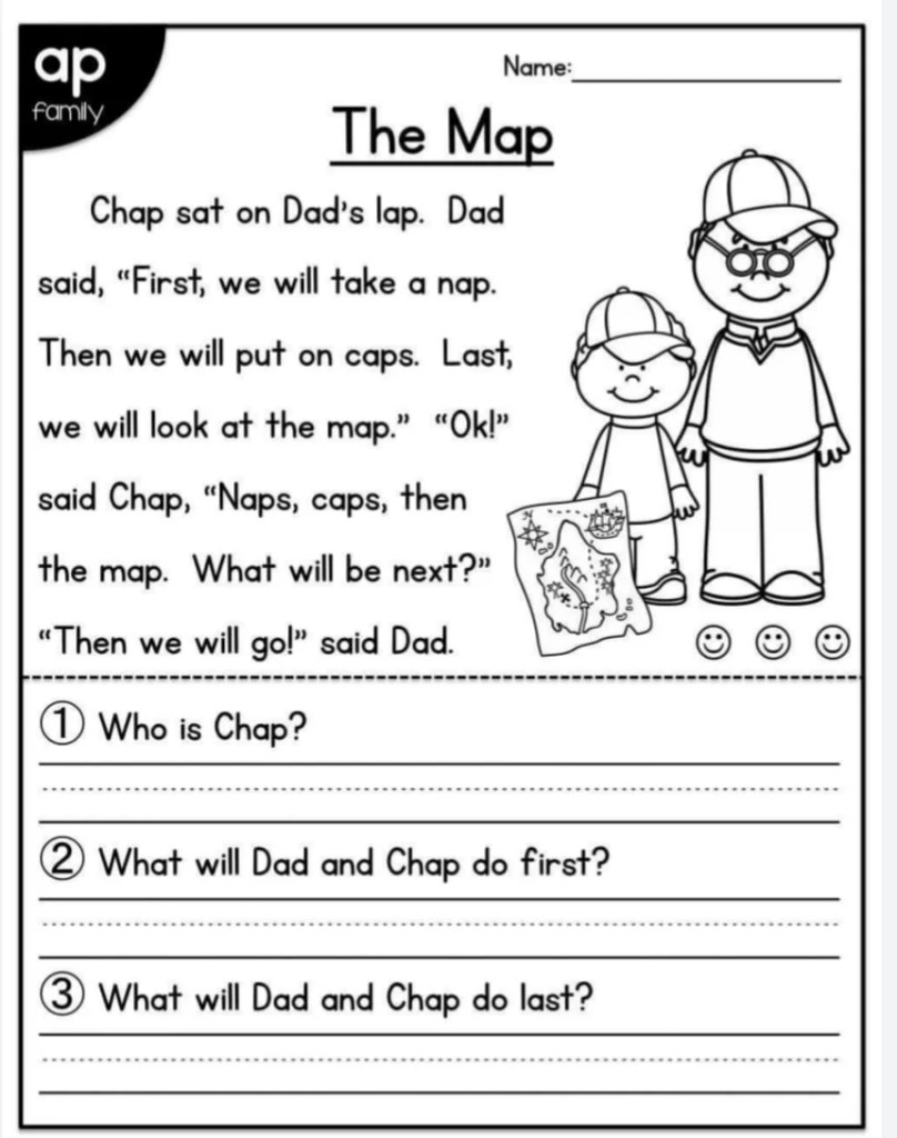 Kindergarten Reading Comprehension Worksheets Superstar Worksheets 