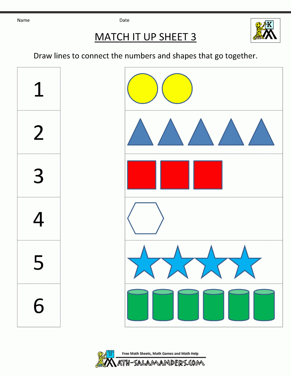 Kindergarten Worksheets Printable Math