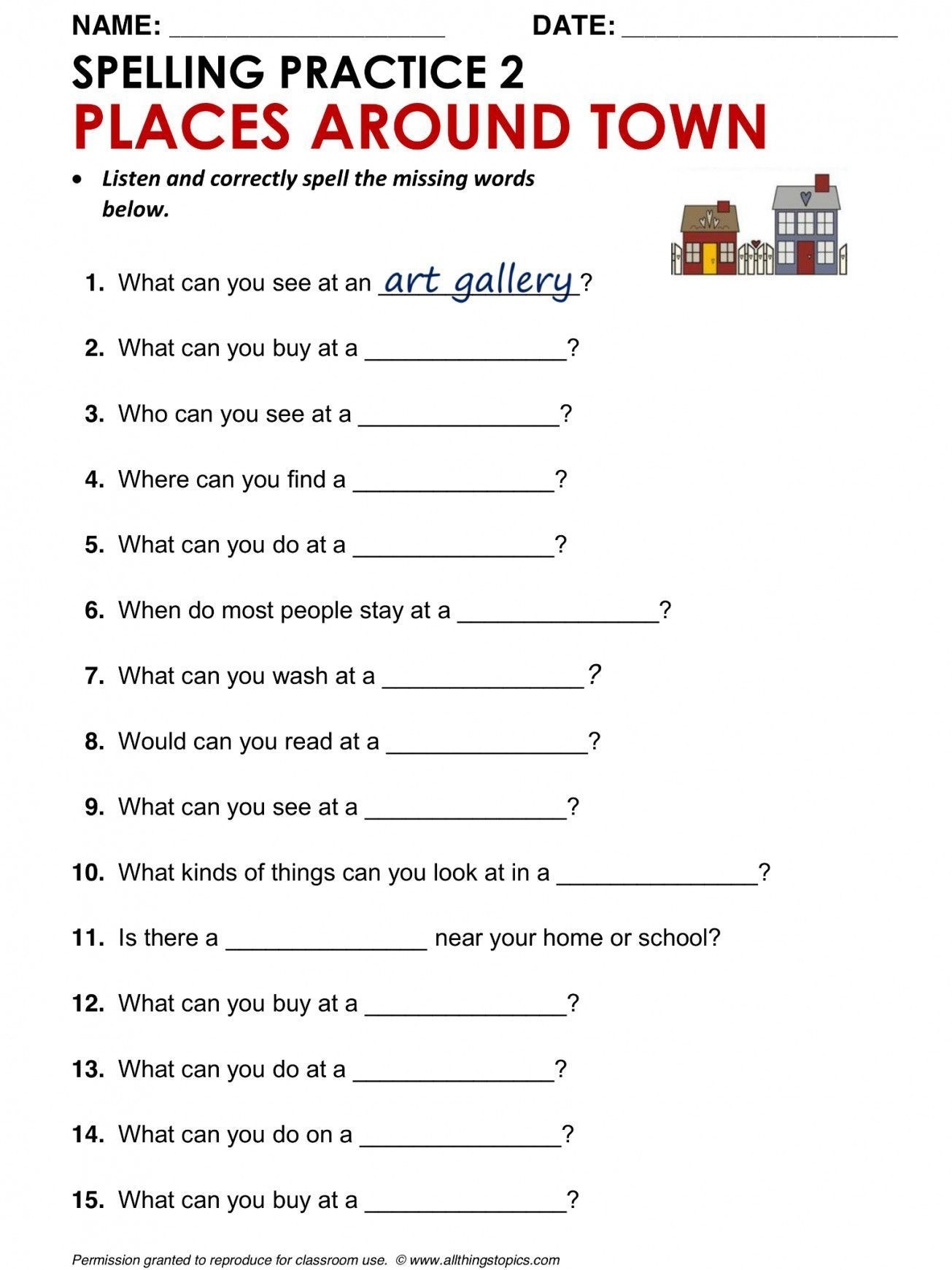 Learn English Worksheets