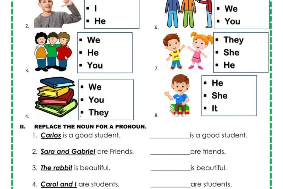 Let 39 s Practice The Personal Pronouns Worksheet Personal Pronouns