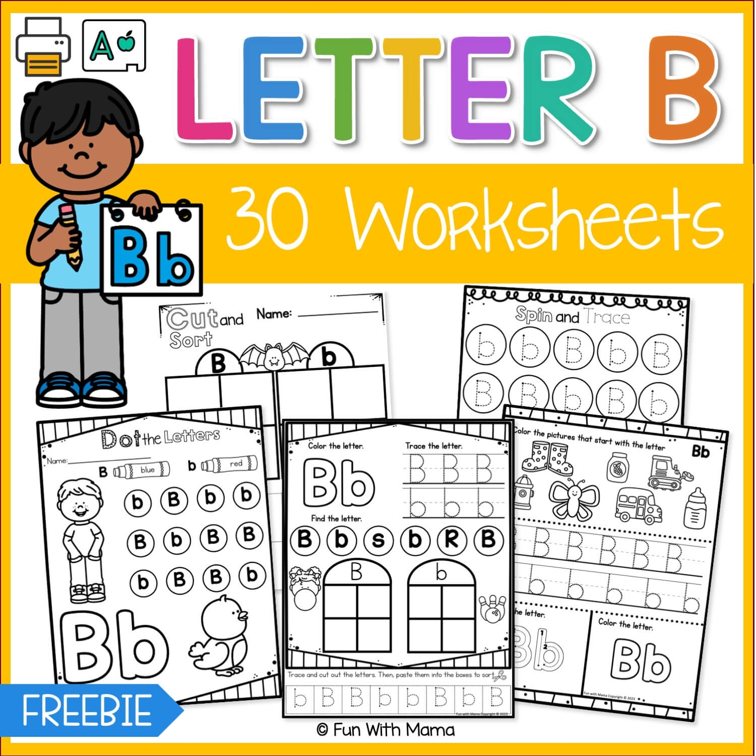 Letter B Tracing Worksheets Free Printable Pdf Infoupdate