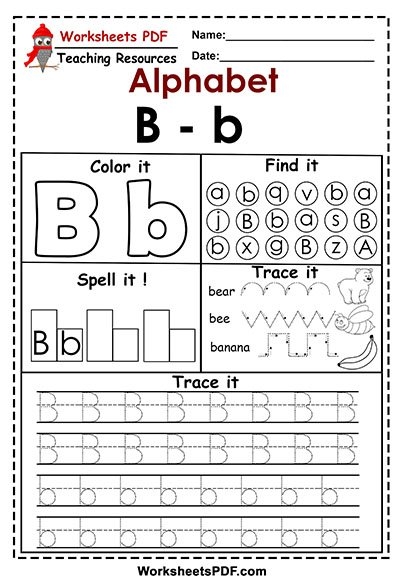 Letter B Worksheets Free Printables Letter B Worksheets Free Printables 