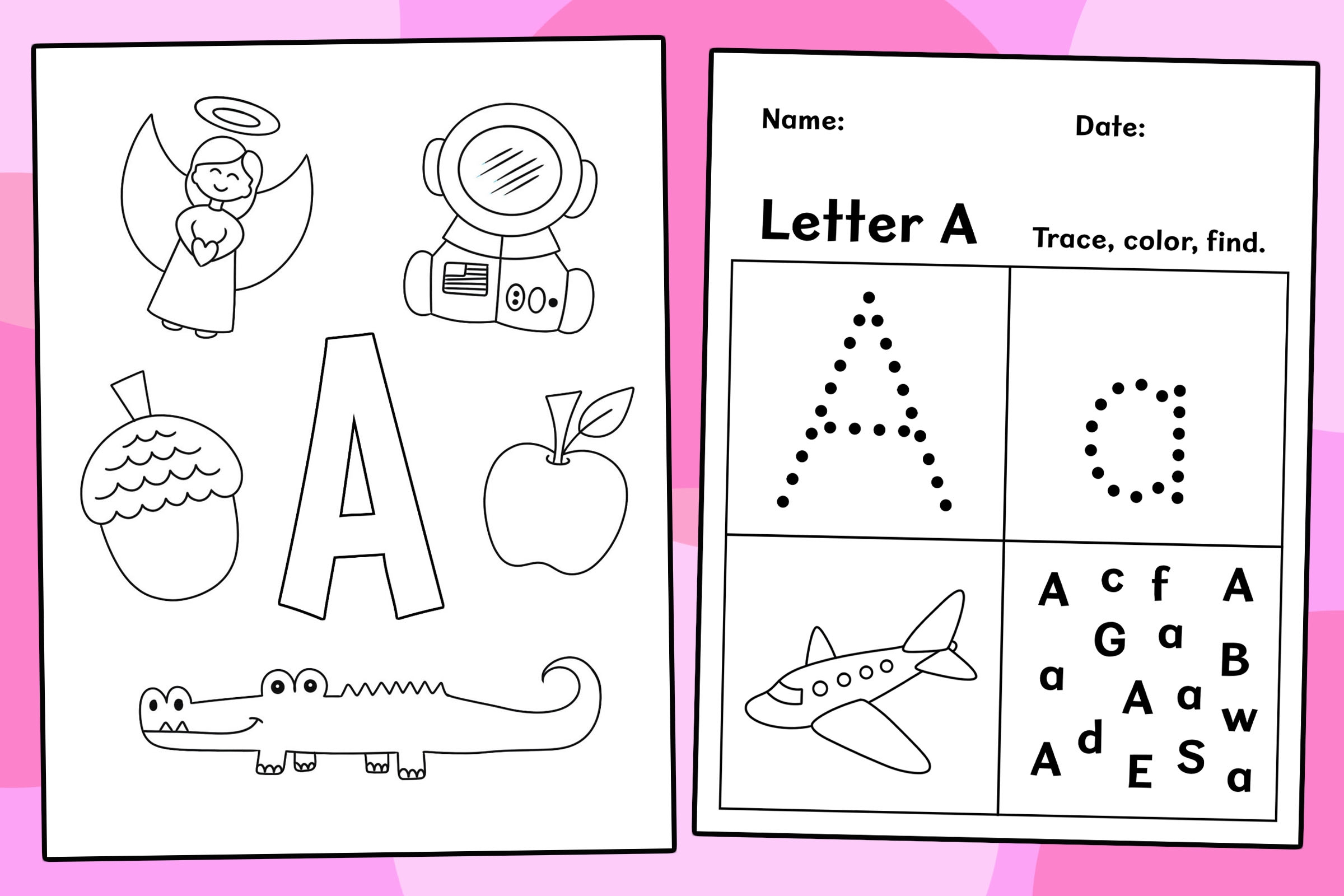Letter Recognition Worksheets Planning Playtime Worksheets Library