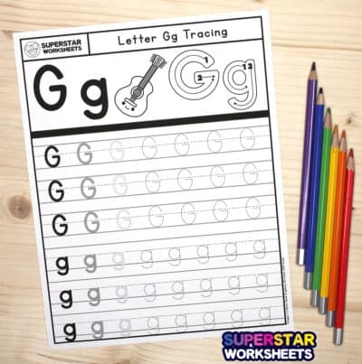 Letter Tracing Worksheets Superstar Worksheets