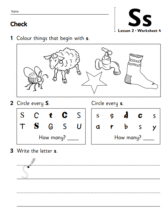 LKG English Worksheet PDF For Practice