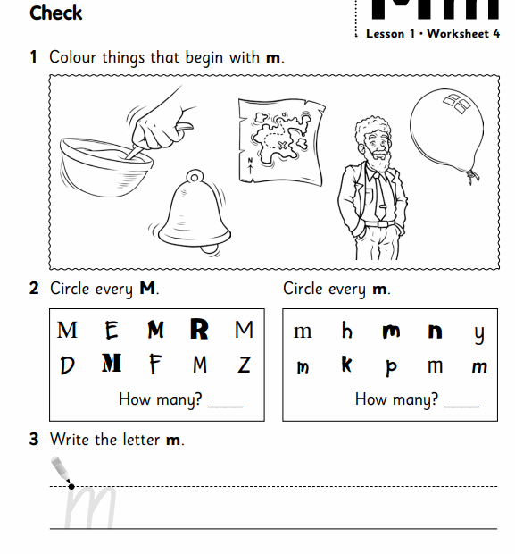LKG English Worksheet PDF For Practice