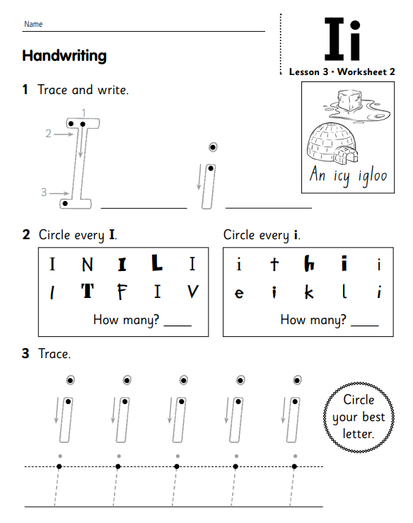 LKG English Worksheet PDF For Practice