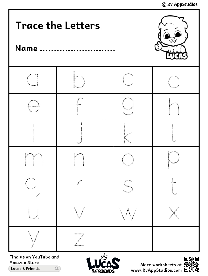Lowercase Alphabet Tracing Worksheets Free Printable Pdf Infoupdate