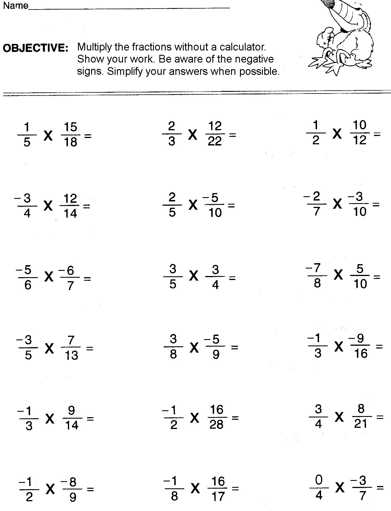 Math Worksheets For 8Th Graders Free Printable
