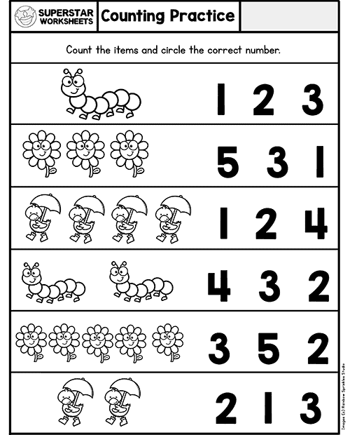Math Worksheets For Pre Kindergarten Printable Kindergarten Worksheets