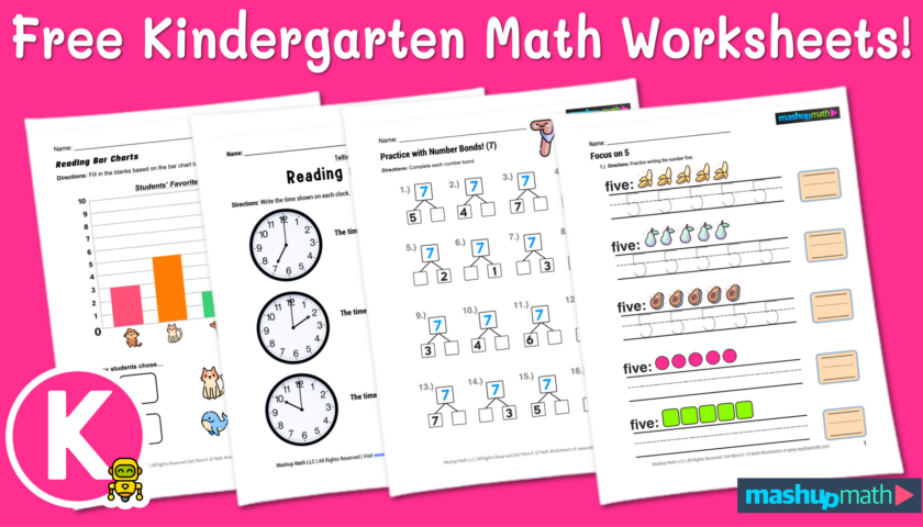 Mathematics Printable Worksheets For Kindergarten A Comprehensive 
