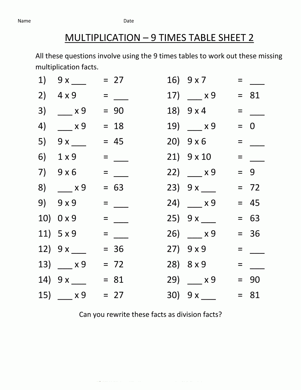 Maths Worksheet For 8 Year Old