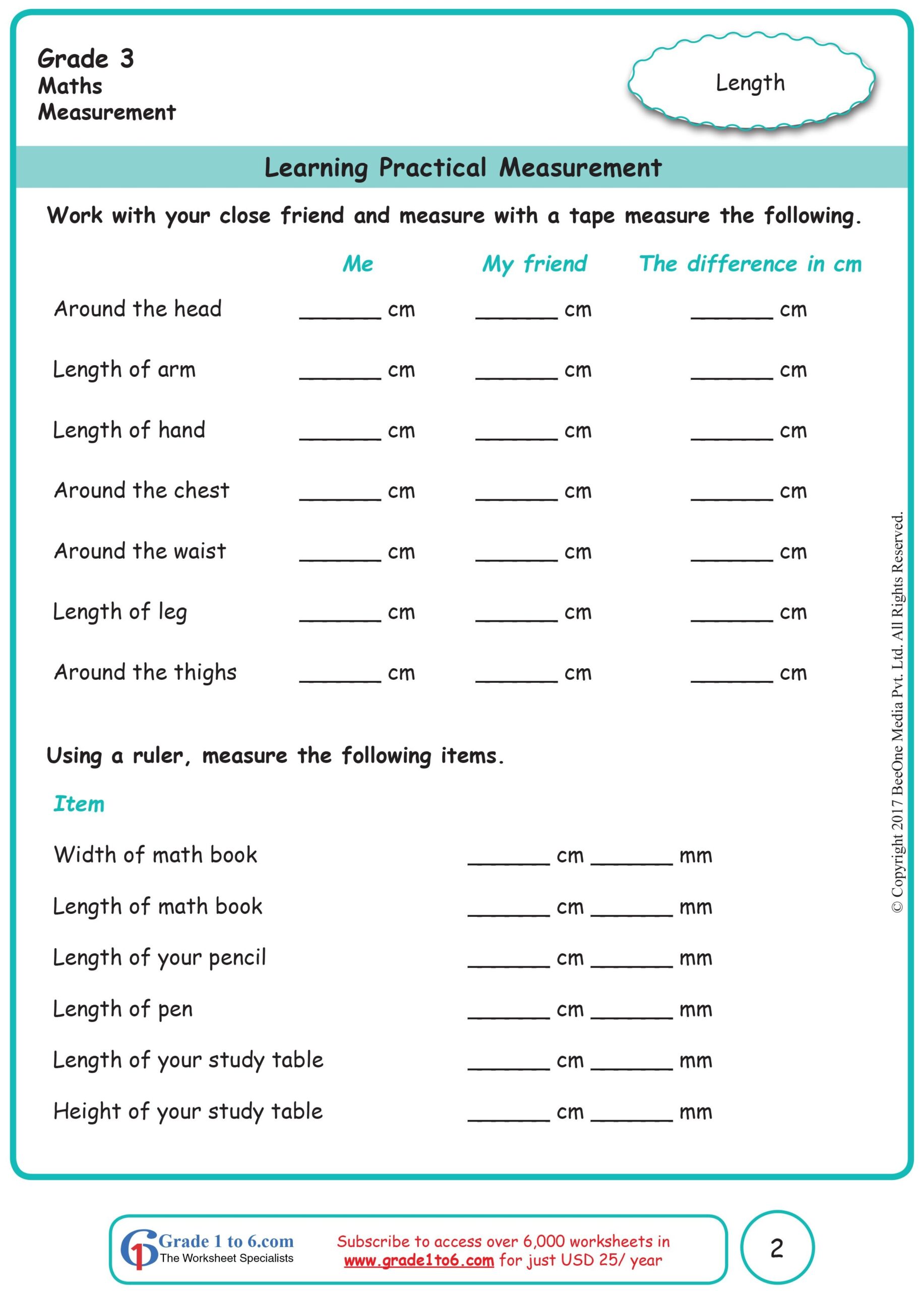 Maths Worksheet For Class 3