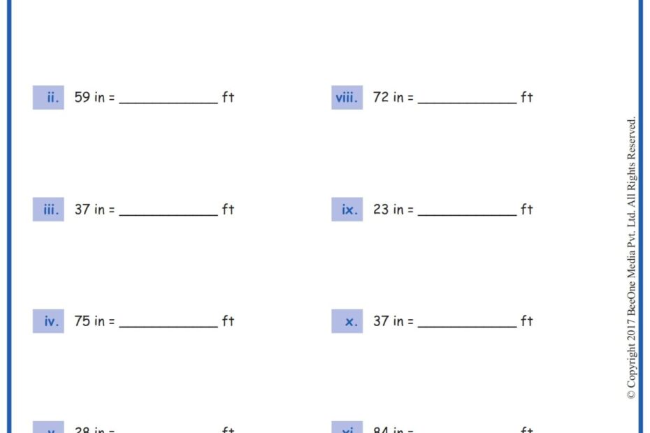 Maths Worksheet For Class 5