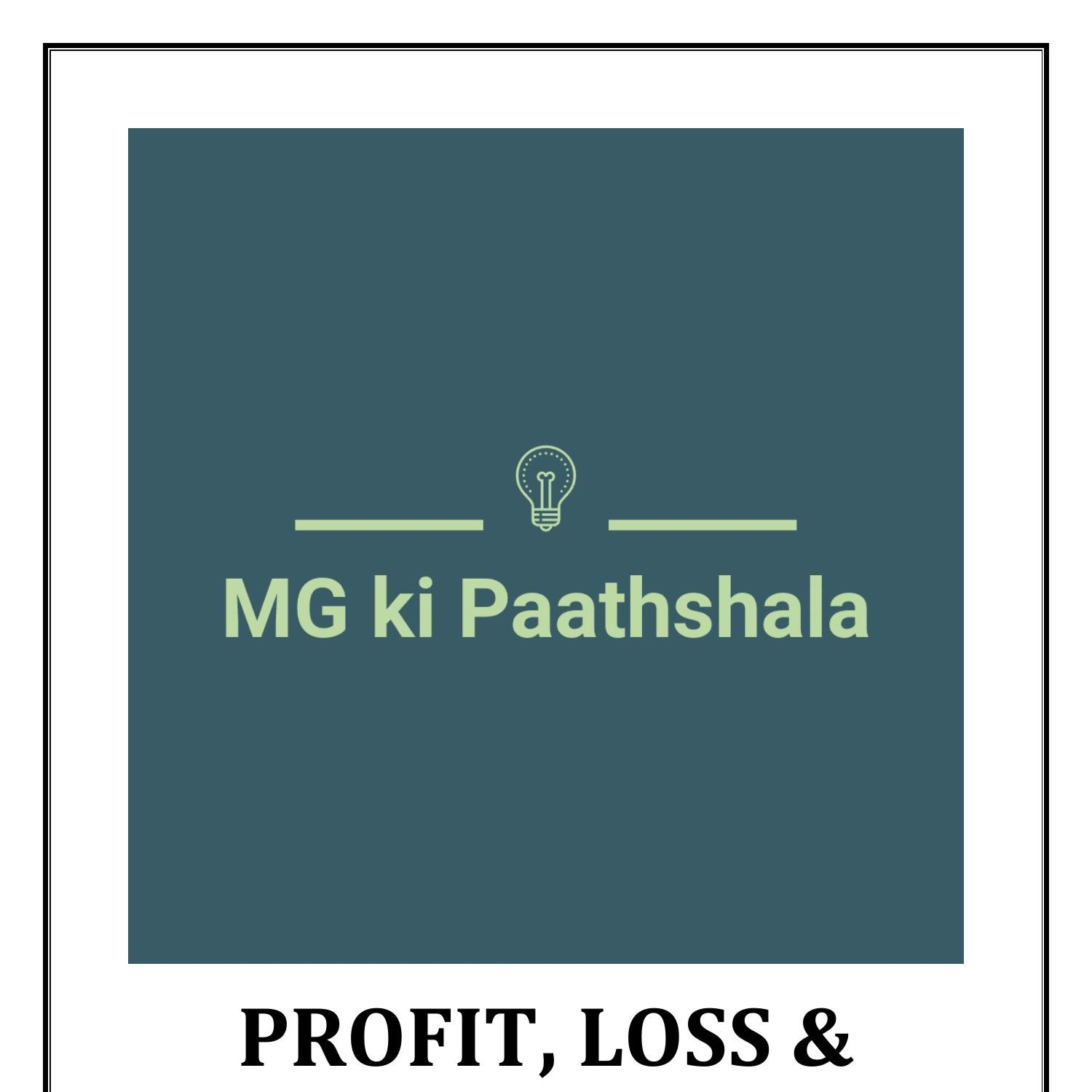 MGkiPaathshala Profit Loss Discount Class 8 pdf DocDroid