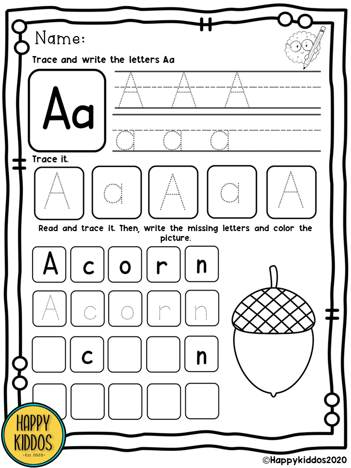 Missing Letters Worksheet ABC Worksheet Printable Worksheets 