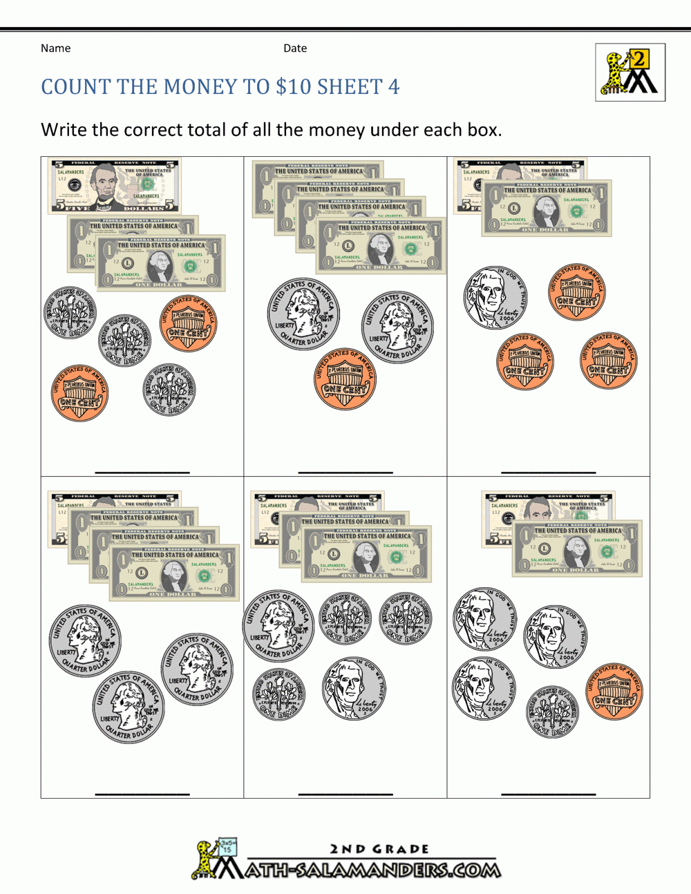 Money Printable Worksheets Printable Worksheets