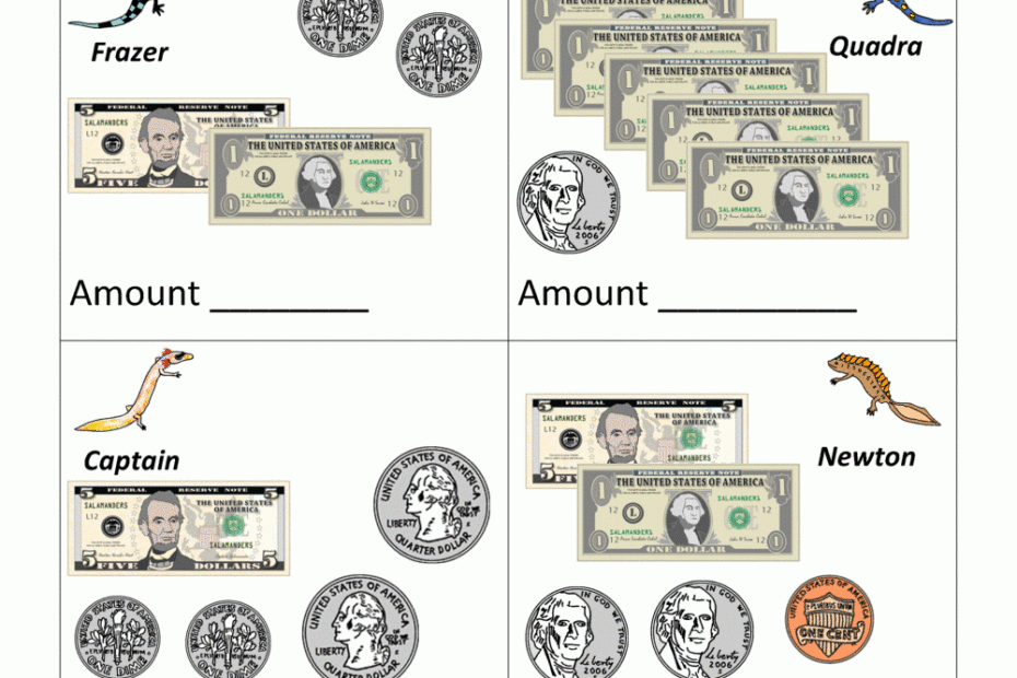 Money Printable Worksheets Printable Worksheets