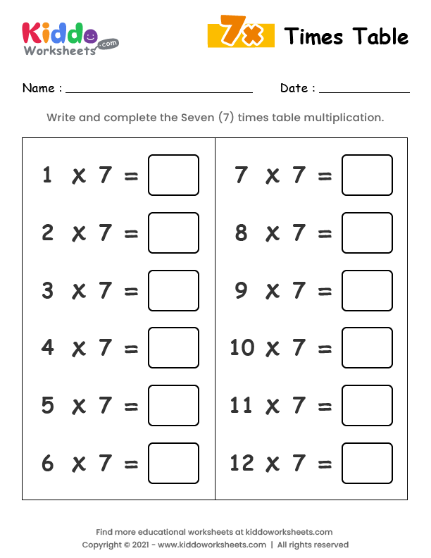 Multiplication Table Worksheet Printable Pdf Cabinets Matttroy