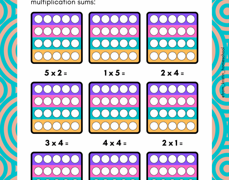 Multiplication Tables Coloring Worksheets Infoupdate
