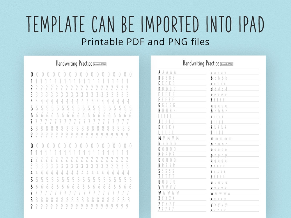 Neat Handwriting Practice Sheets DIYmini8