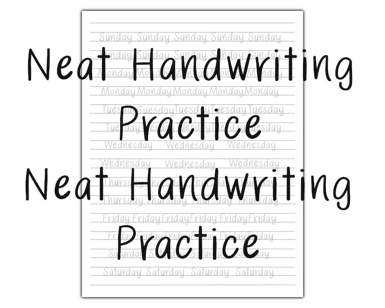 Neat Handwriting Practice Sheets Neat Handwriting Worksheets Neat 