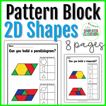 Pattern Block Mats PreKinders Worksheets Library