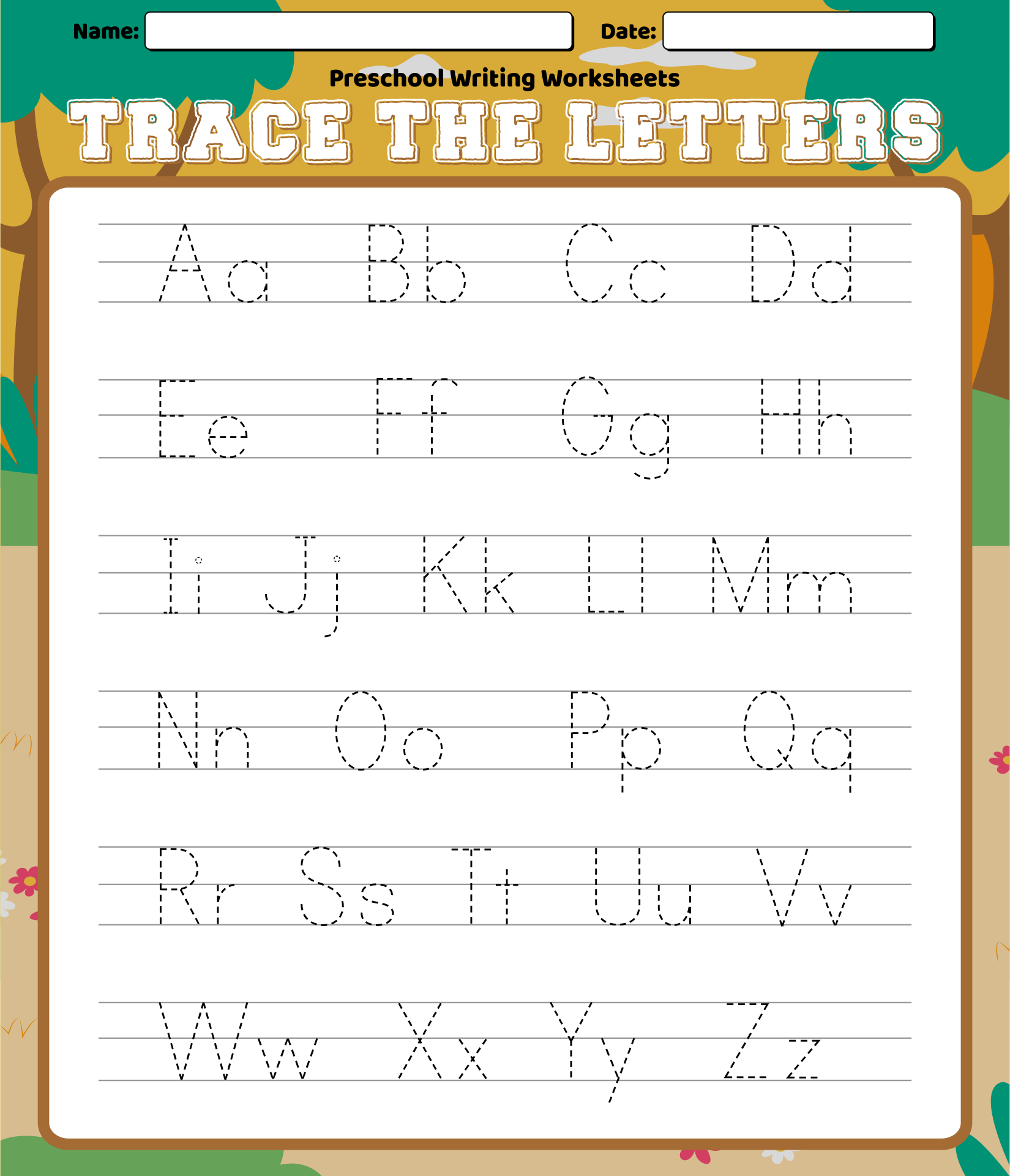 Practice Alphabet Sheet Practice Alphabet Sheet