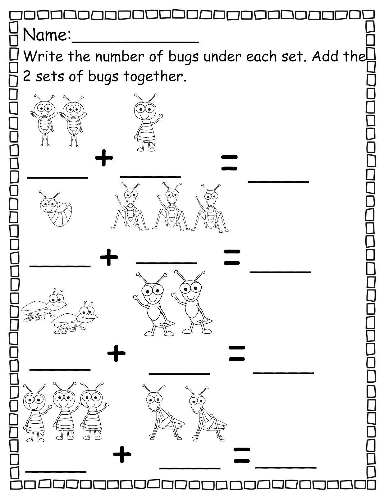 Prek Numbers Worksheets Prek Numbers Worksheets