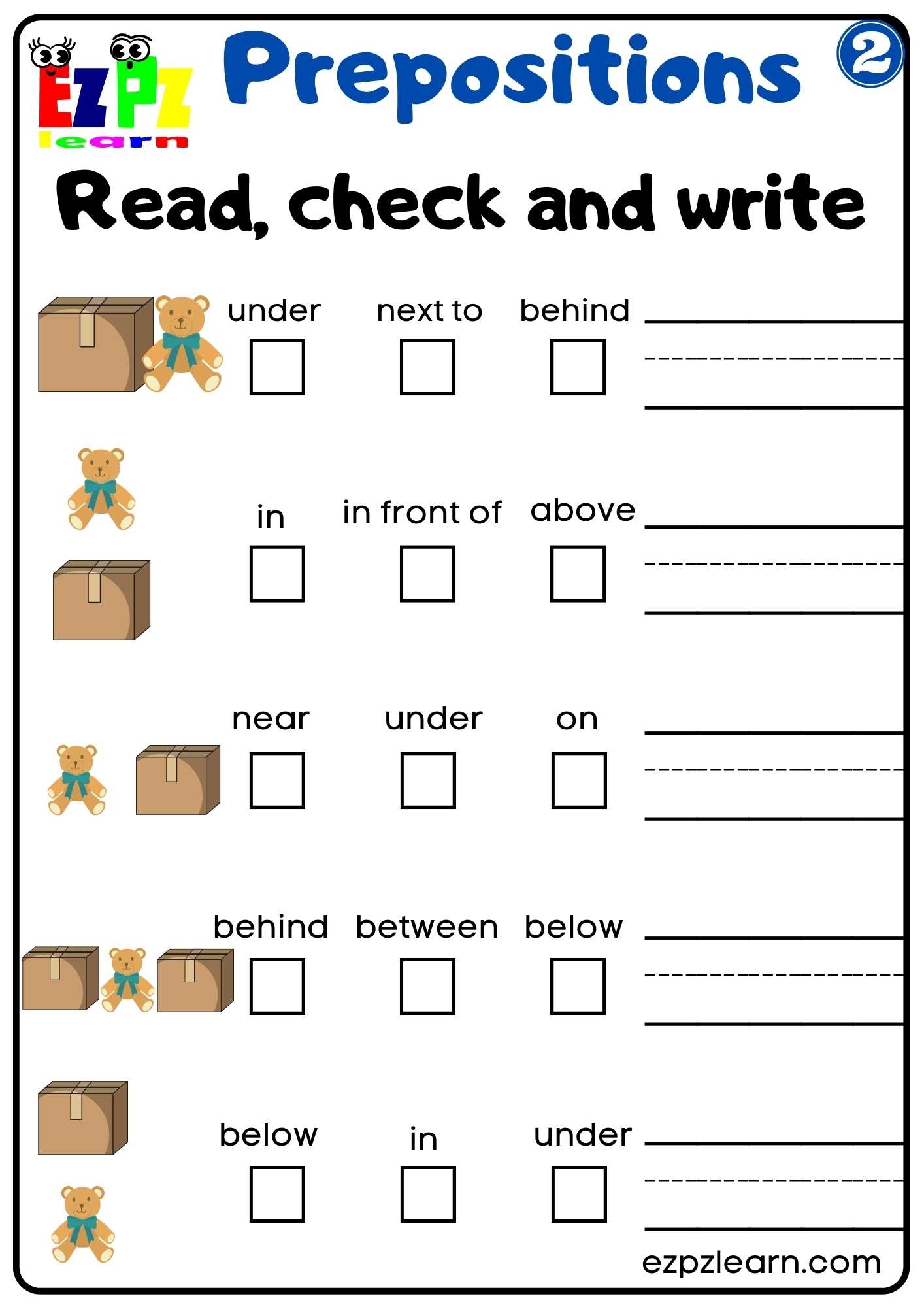 Preposition Worksheet Esl Worksheet By Lotas