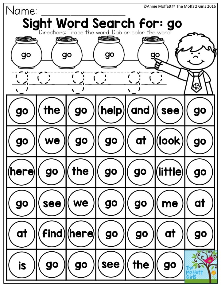 Preschool Printable Sight Words Printable Calendars AT A GLANCE